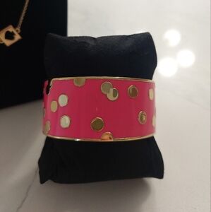 Kate Spade Pink Polka Dot Bracelet